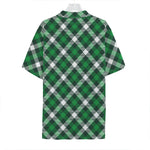 Saint Patrick's Day Plaid Pattern Print Hawaiian Shirt