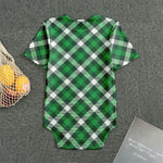 Saint Patrick's Day Plaid Pattern Print Men's Bodysuit
