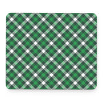 Saint Patrick's Day Plaid Pattern Print Mouse Pad