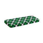 Saint Patrick's Day Plaid Pattern Print Piano Keyboard Cover