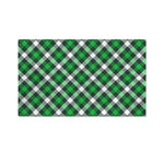 Saint Patrick's Day Plaid Pattern Print Polyester Flag