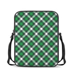 Saint Patrick's Day Plaid Pattern Print Rectangular Crossbody Bag