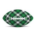 Saint Patrick's Day Plaid Pattern Print Rugby Ball