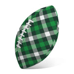Saint Patrick's Day Plaid Pattern Print Rugby Ball