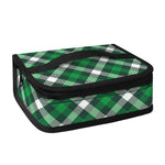 Saint Patrick's Day Plaid Pattern Print Small Lunch Bag