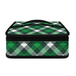 Saint Patrick's Day Plaid Pattern Print Small Lunch Bag
