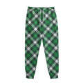 Saint Patrick's Day Plaid Pattern Print Sweatpants