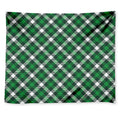 Saint Patrick's Day Plaid Pattern Print Tapestry