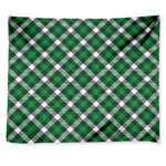 Saint Patrick's Day Plaid Pattern Print Tapestry