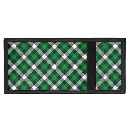 Saint Patrick's Day Plaid Pattern Print Trifold Wallet