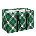 Saint Patrick's Day Plaid Pattern Print Utility Tote Bag