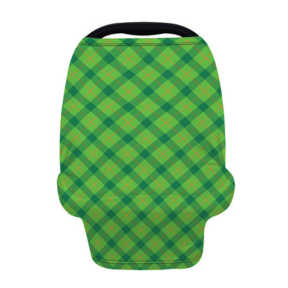 Saint Patrick's Day Scottish Plaid Print Baby Seat Cover