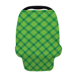 Saint Patrick's Day Scottish Plaid Print Baby Seat Cover