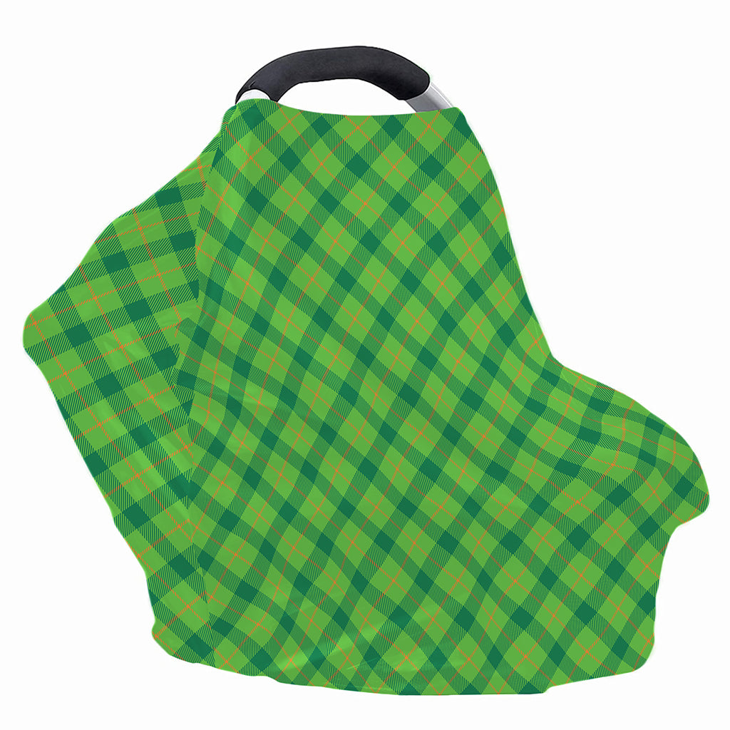 Saint Patrick's Day Scottish Plaid Print Baby Seat Cover