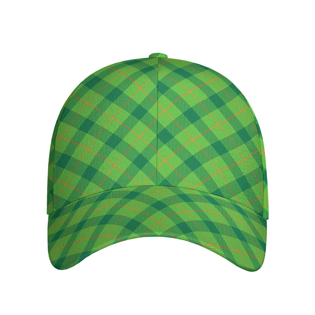 Saint Patrick's Day Scottish Plaid Print Baseball Cap