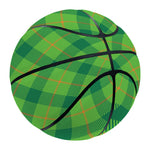 Saint Patrick's Day Scottish Plaid Print Basketball