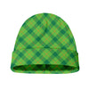 Saint Patrick's Day Scottish Plaid Print Beanie