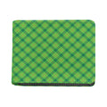 Saint Patrick's Day Scottish Plaid Print Bifold Wallet