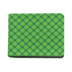 Saint Patrick's Day Scottish Plaid Print Bifold Wallet