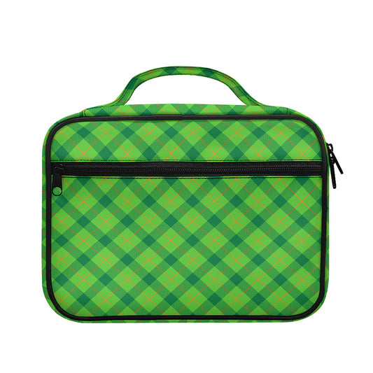 Saint Patrick's Day Scottish Plaid Print Briefcase Bible Bag