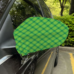 Saint Patrick's Day Scottish Plaid Print Car Side Mirror Covers