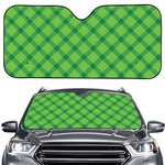 Saint Patrick's Day Scottish Plaid Print Car Windshield Sun Shade