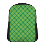 Saint Patrick's Day Scottish Plaid Print Casual Backpack