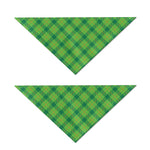 Saint Patrick's Day Scottish Plaid Print Dog Bandana