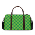 Saint Patrick's Day Scottish Plaid Print Duffel Bag