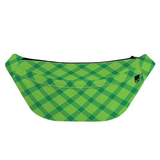 Saint Patrick's Day Scottish Plaid Print Fanny Pack