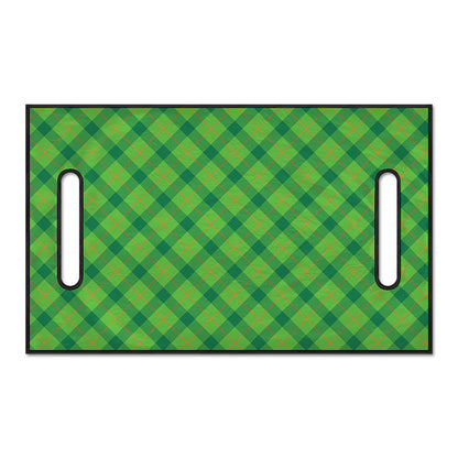Saint Patrick's Day Scottish Plaid Print Golf Cart Seat Cover