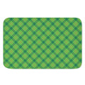 Saint Patrick's Day Scottish Plaid Print Indoor Door Mat