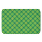 Saint Patrick's Day Scottish Plaid Print Indoor Door Mat