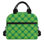 Saint Patrick's Day Scottish Plaid Print Insulated Lunch Bag