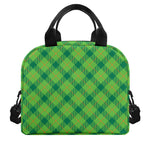Saint Patrick's Day Scottish Plaid Print Insulated Lunch Bag