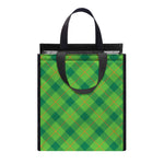 Saint Patrick's Day Scottish Plaid Print Insulated Lunch Tote