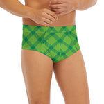 Saint Patrick's Day Scottish Plaid Print Men's Briefs