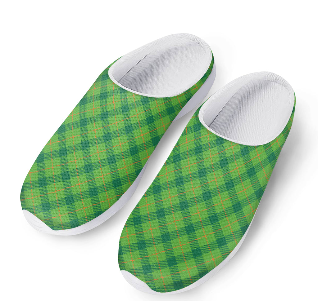 Saint Patrick's Day Scottish Plaid Print Mesh Casual Shoes