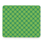 Saint Patrick's Day Scottish Plaid Print Mouse Pad