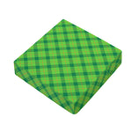 Saint Patrick's Day Scottish Plaid Print Outdoor Seat Cushion Cover