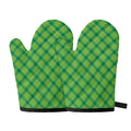 Saint Patrick's Day Scottish Plaid Print Oven Mitts
