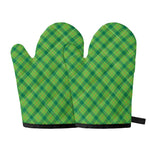 Saint Patrick's Day Scottish Plaid Print Oven Mitts