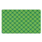 Saint Patrick's Day Scottish Plaid Print Polyester Doormat