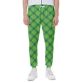 Saint Patrick's Day Scottish Plaid Print Joggers