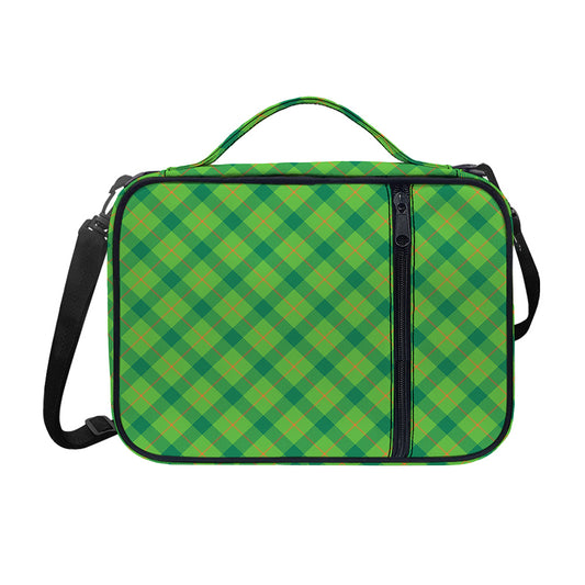 Saint Patrick's Day Scottish Plaid Print Shoulder Strap Bible Bag