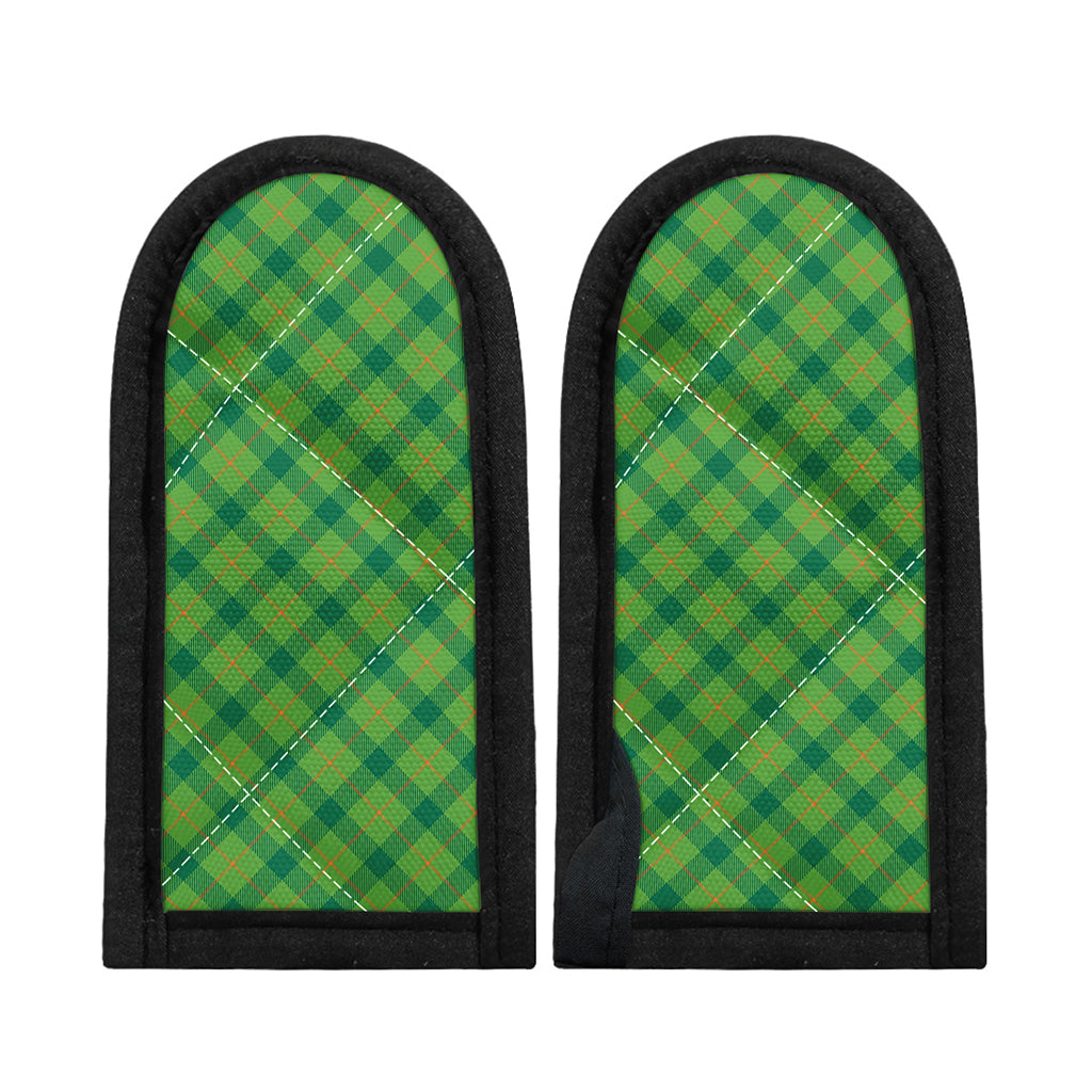 Saint Patrick's Day Scottish Plaid Print Skillet Handle Cover