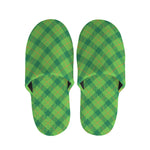 Saint Patrick's Day Scottish Plaid Print Slippers