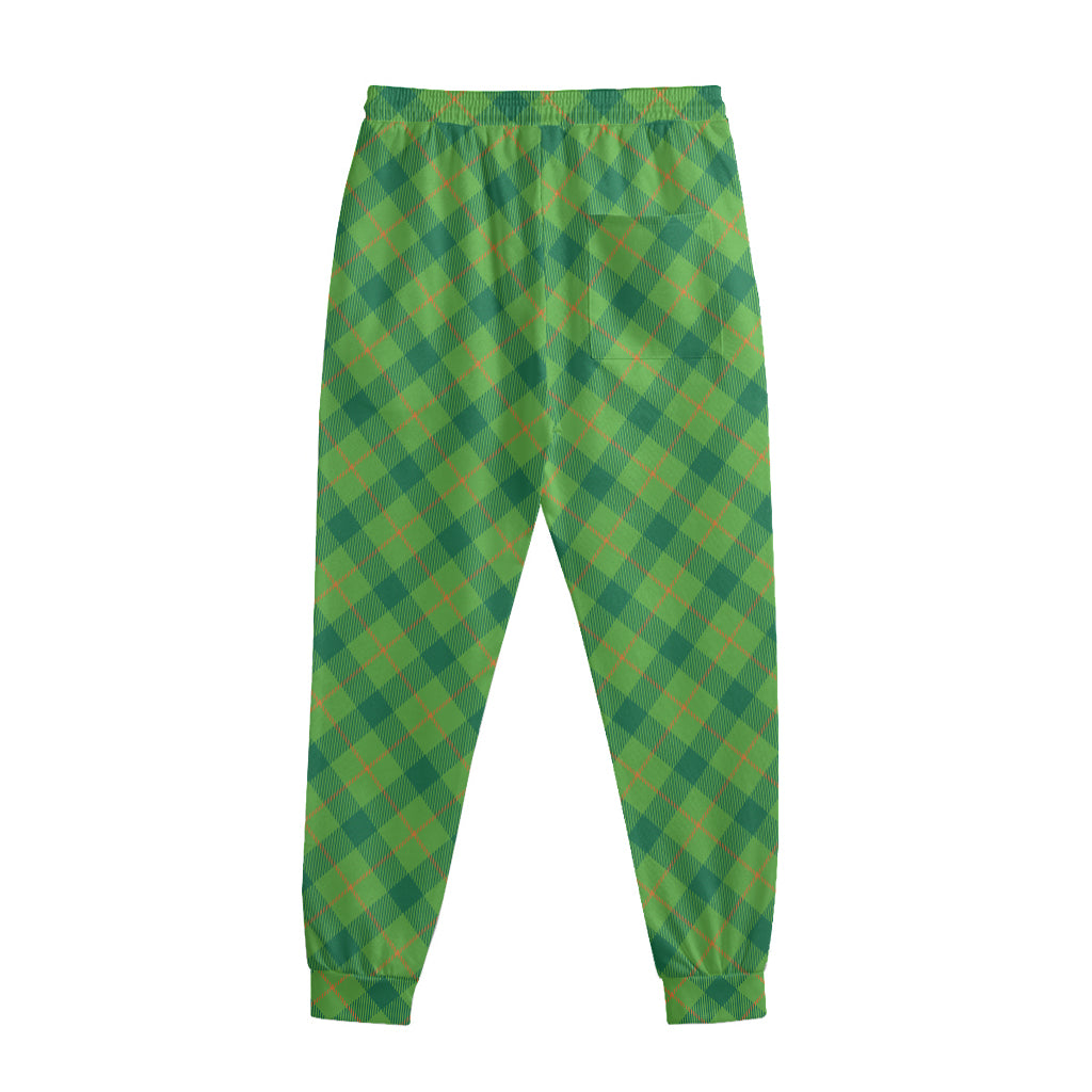 Saint Patrick's Day Scottish Plaid Print Sweatpants