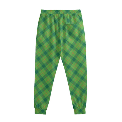 Saint Patrick's Day Scottish Plaid Print Sweatpants
