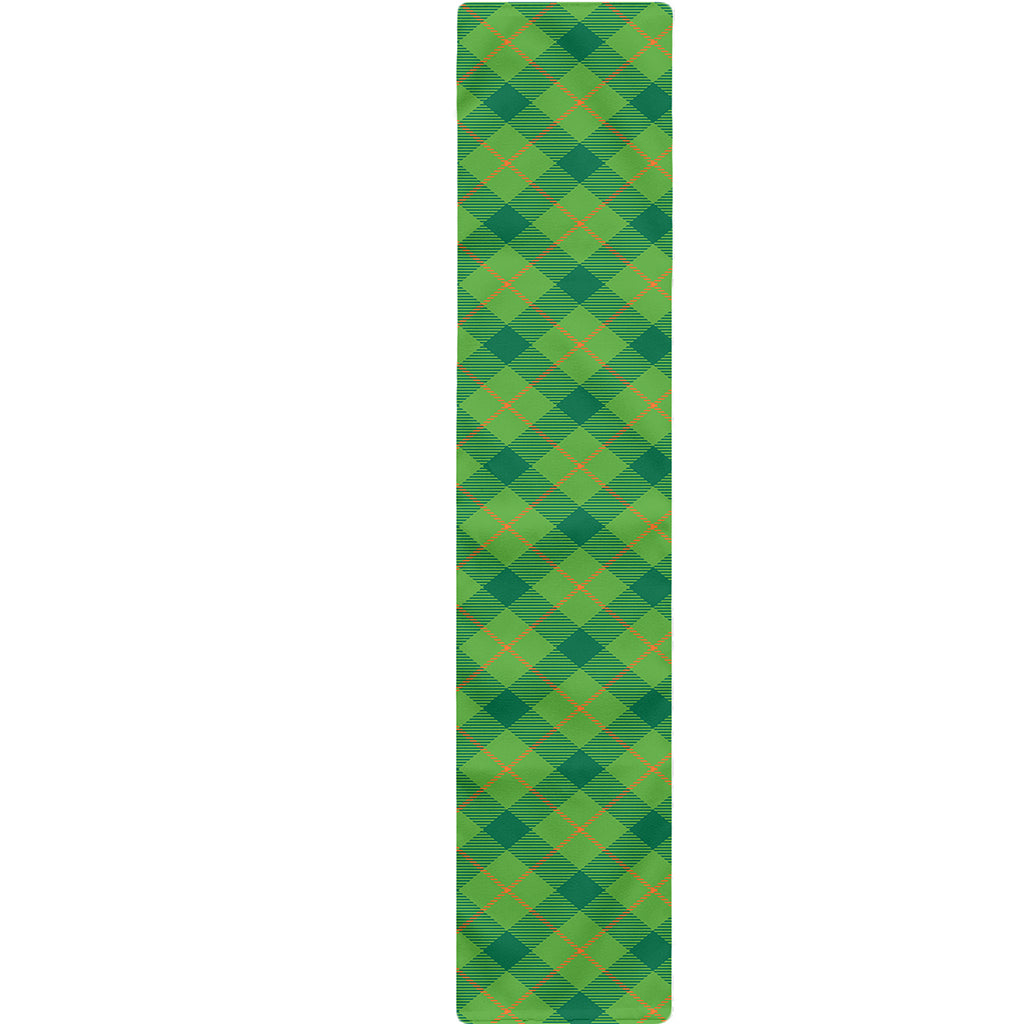Saint Patrick's Day Scottish Plaid Print Table Runner